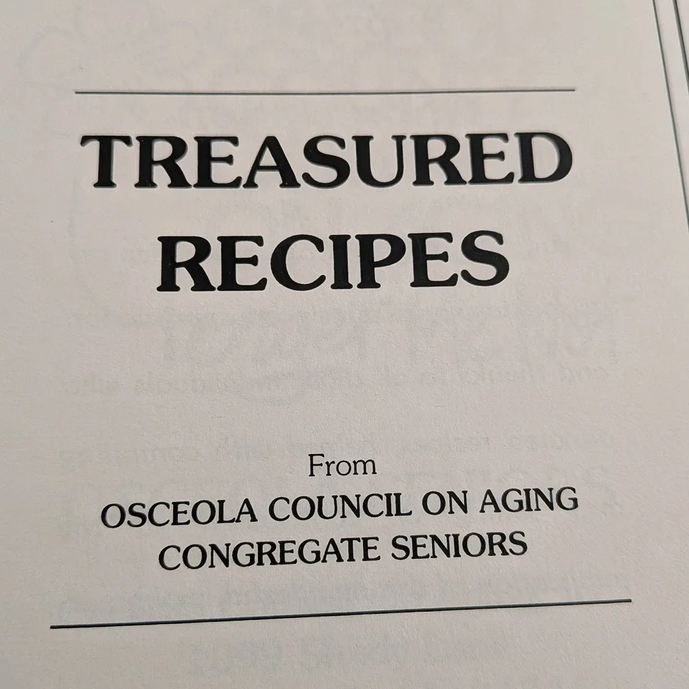 Osceola Council on Aging Favorite Recipes Variety Pack Cookbook Kissimmee FL